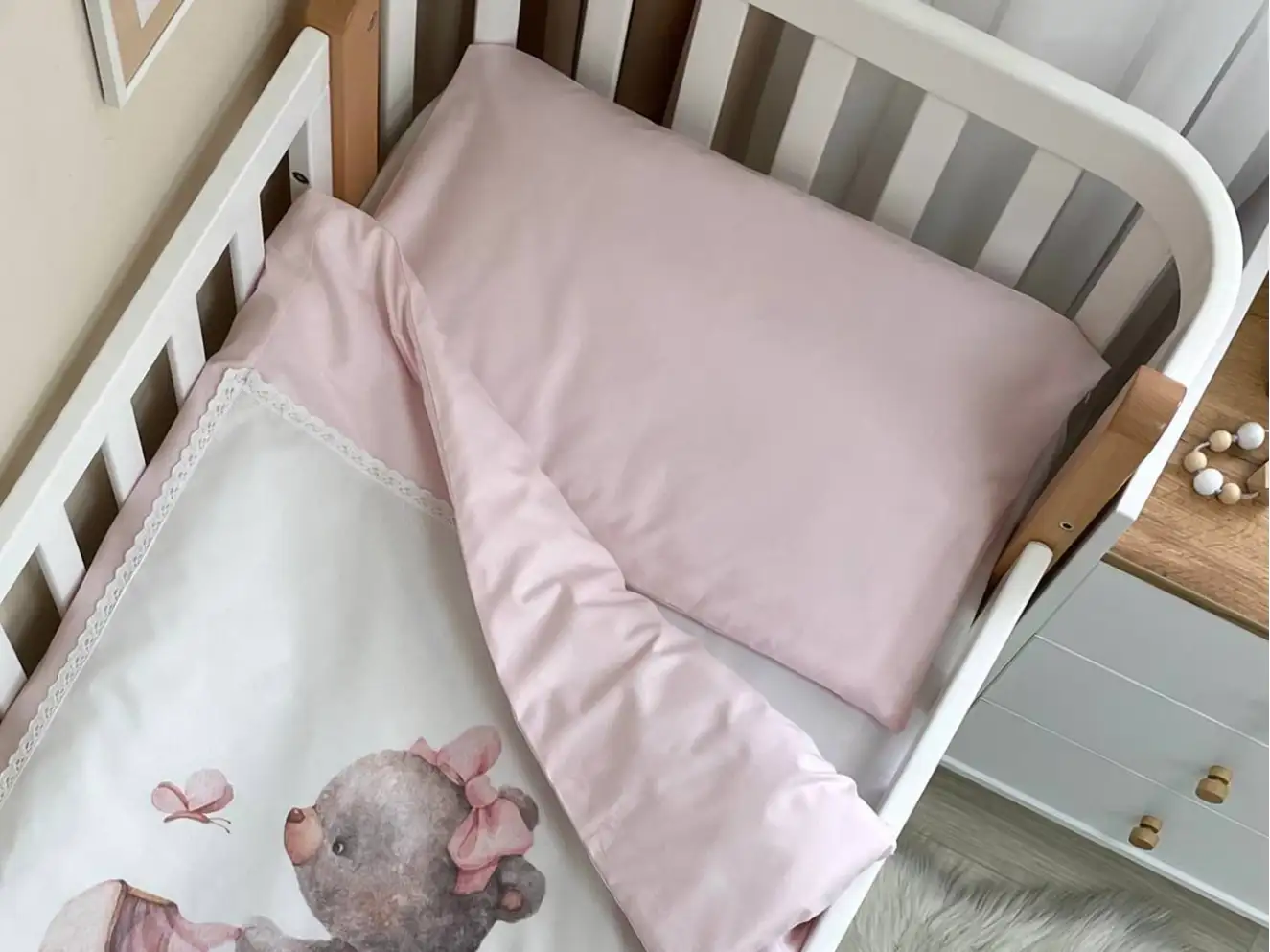 Комплект постільної білизни Kids Toys Ведмедик рожевий