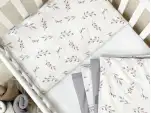 Комплект постільної білизни Baby Dream Гілочки котики пудра