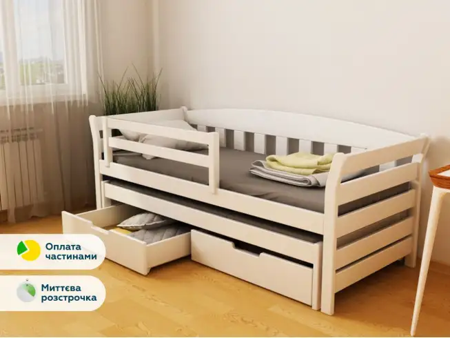 Двоярусне ліжко трансформер Тедді ДУО (бук) Колір RAL