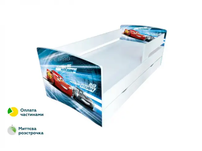 Ліжко для хлопчика Кіндер Кул 21 Маквін / KINDER-COOL 