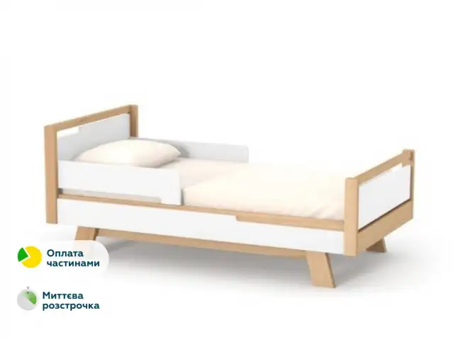 Ліжко підліткове Верес Манхеттен (Біло-Буковий) 160*80