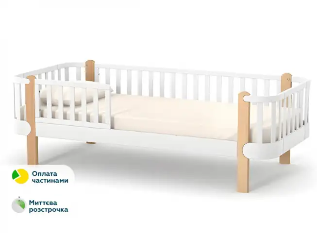 Ліжко підліткове Верес Монако (Біло-Буковий) 190*80