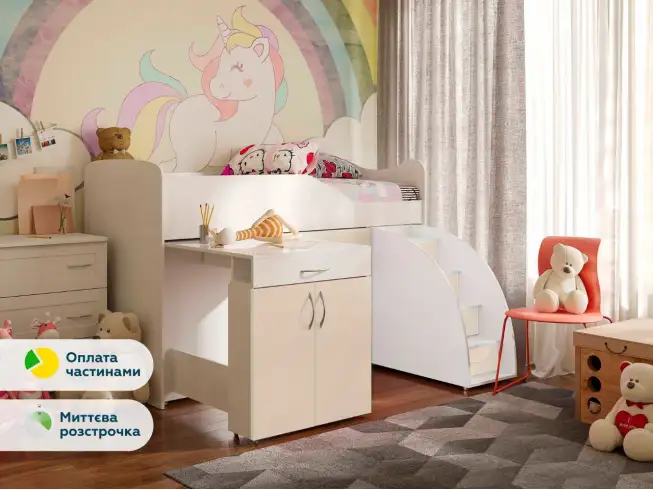 Ліжко Комод BED-ROOM №5 Колір Сакура