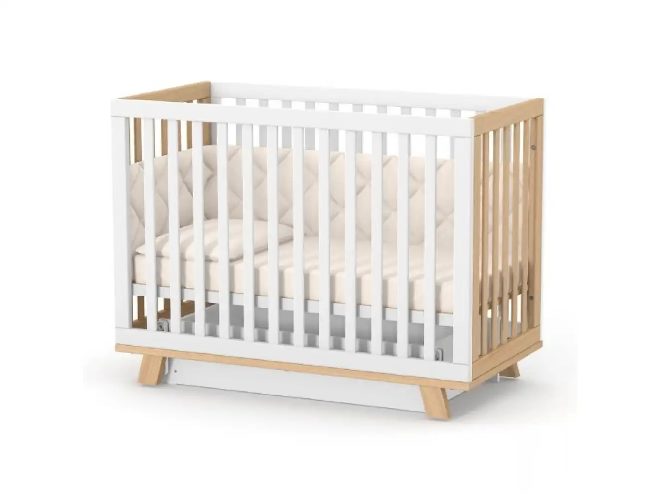 Дитяче ліжечко Верес Манхеттен (Біло-Буковий)