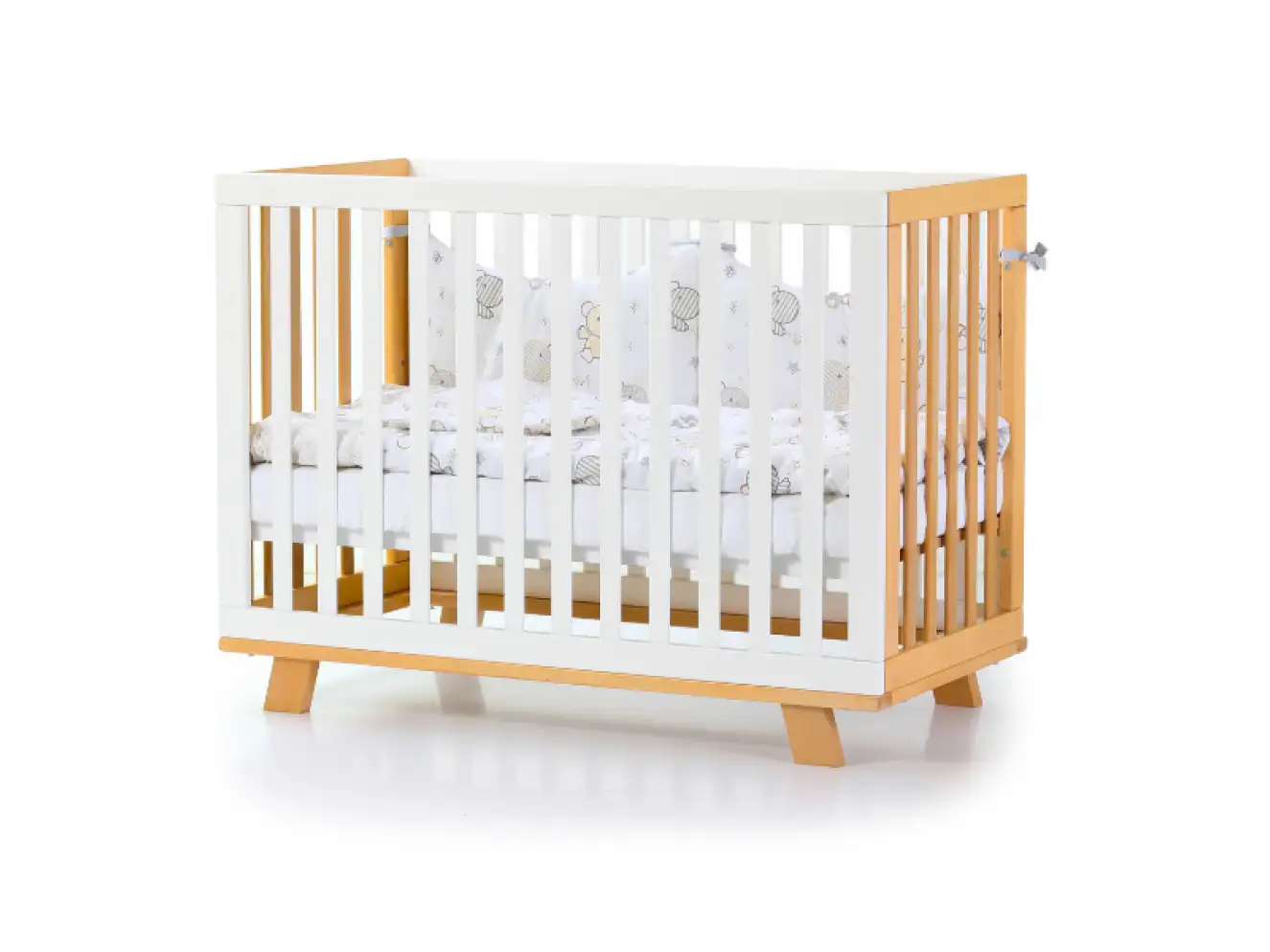 Дитяче ліжечко Верес Манхеттен (Біло-Буковий)