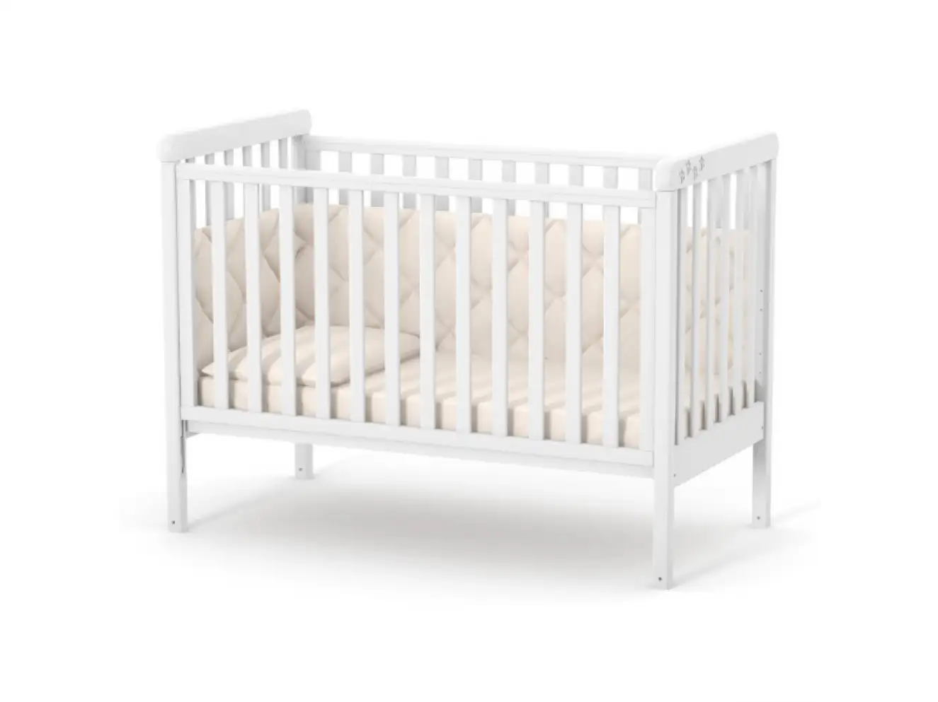 Детская кроватка Верес Лд12 без ящика (Белый) Ес