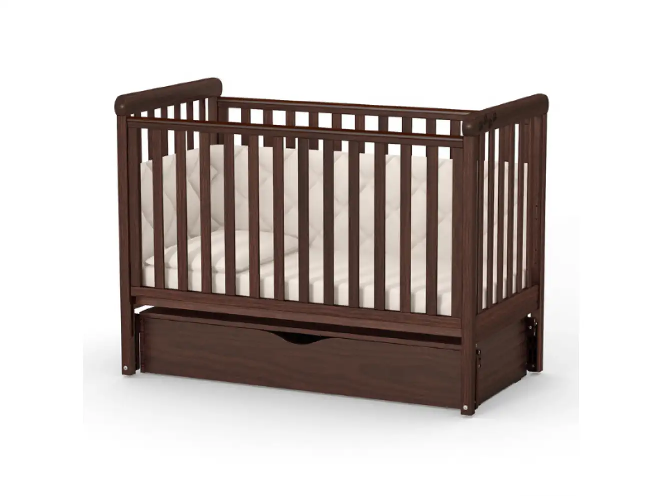 Дитяче ліжечко Верес Лд12 без ящика (Горіх) Дитяче ліжечко Верес Лд12 без ящика (Горіх)