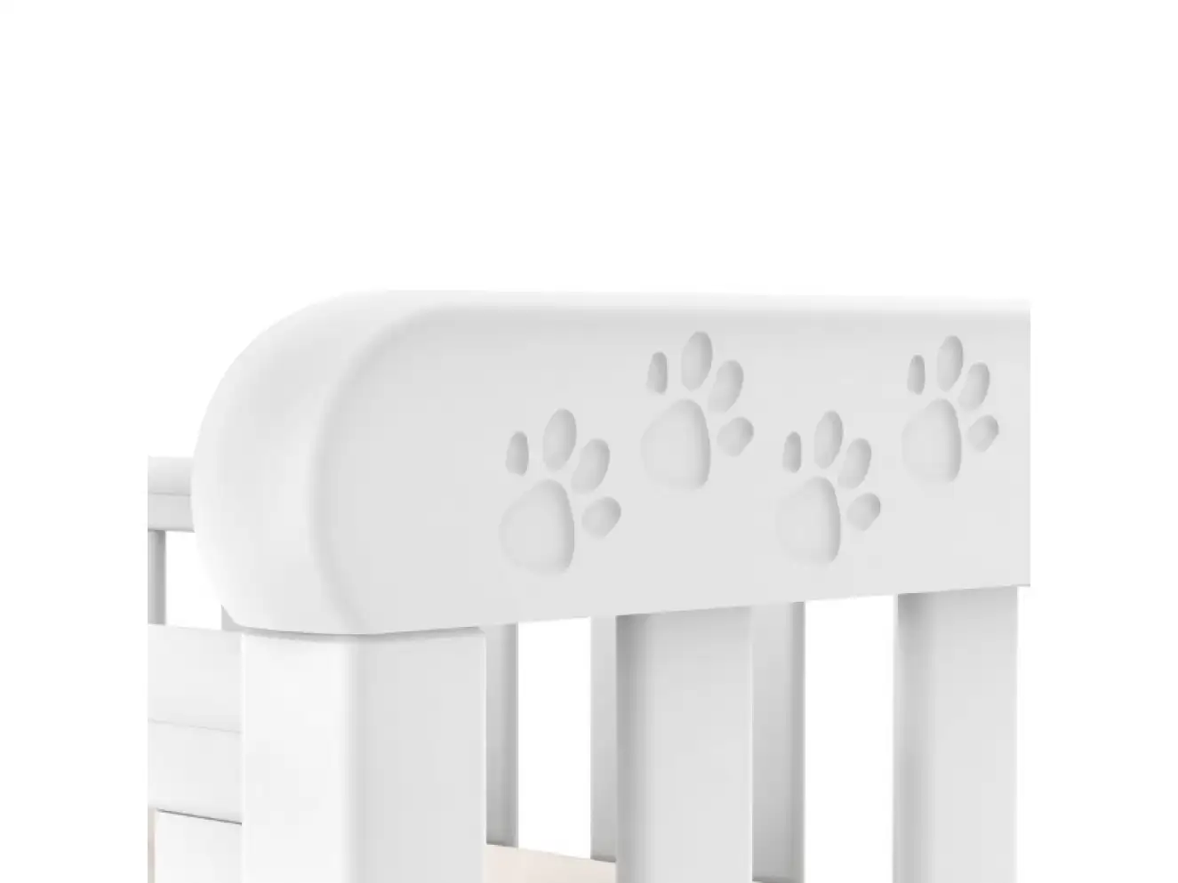 Детская кроватка Верес Лд12 без ящика (Слон. Кость) Ес