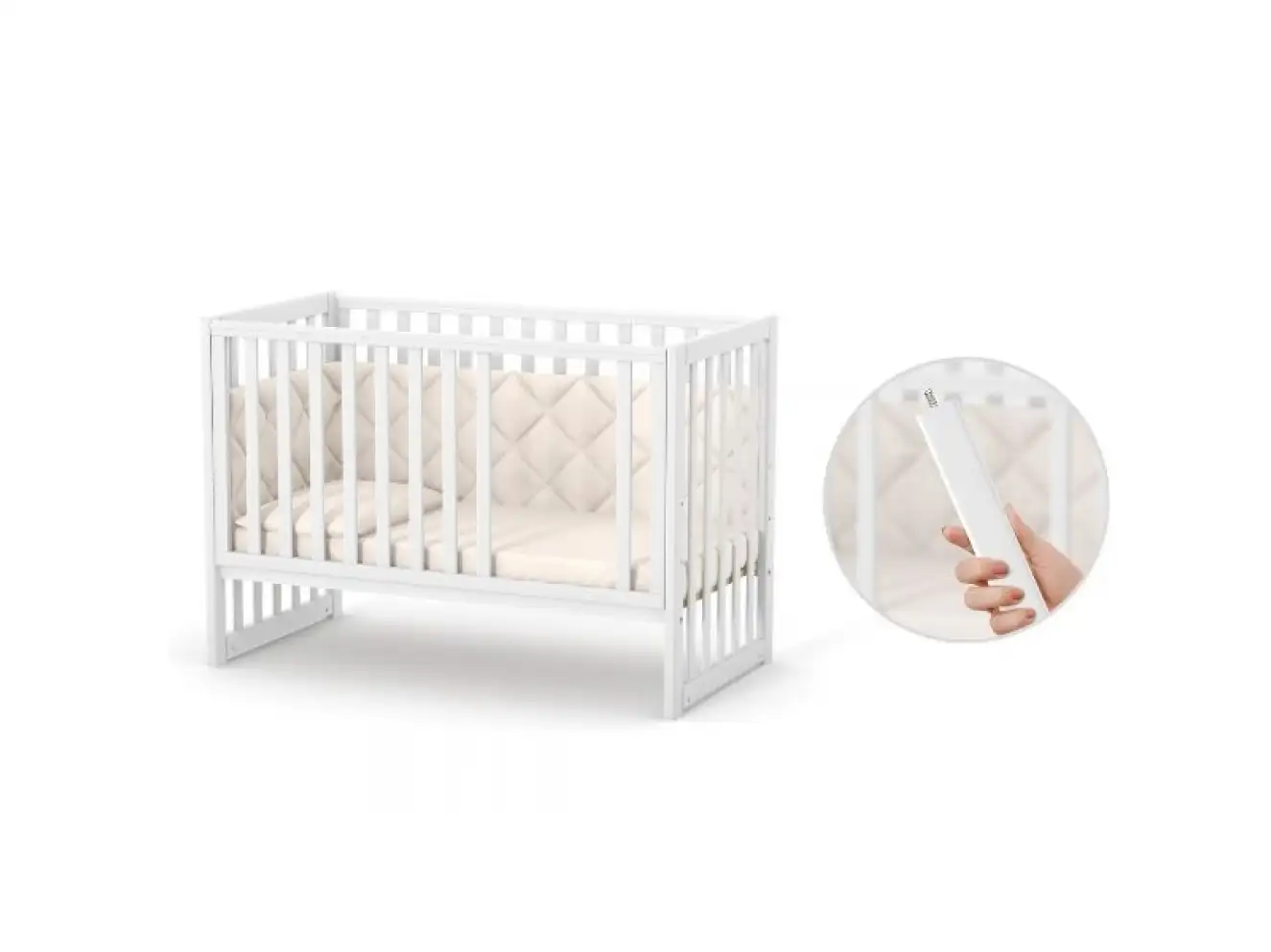 Дитяче ліжечко Верес Лд13 (Слонова Кость)