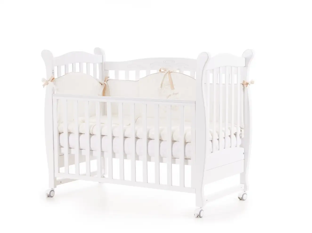 Детская кроватка Верес Лд15 без ящика (Белый) Ес