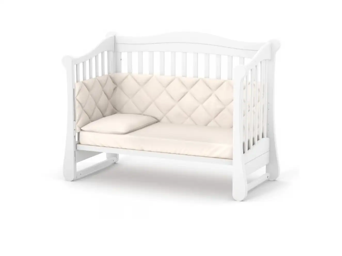 Дитяче ліжечко Верес Лд18 без ящика (Горіх) Дитяче ліжечко Верес Лд18 без ящика (Горіх)