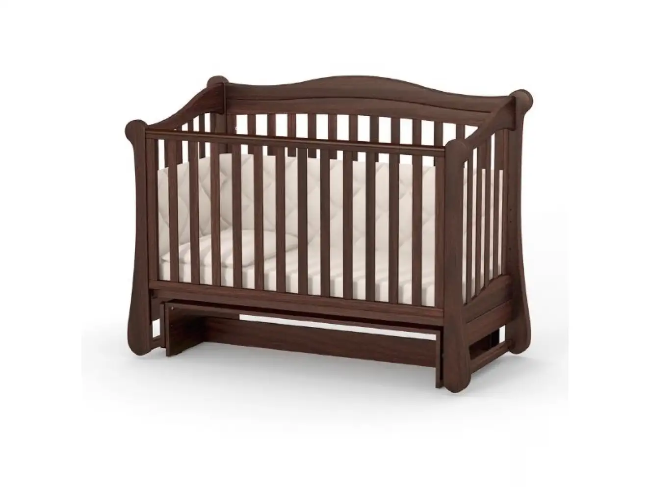 Дитяче ліжечко Верес Лд18 без ящика (Горіх) Дитяче ліжечко Верес Лд18 без ящика (Горіх)