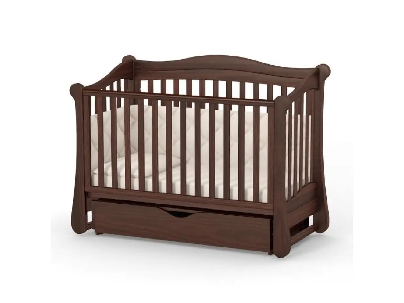 Дитяче ліжечко Верес Лд18 без ящика (Горіх) Дитяче ліжечко Верес Лд18 без ящика (Горіх)