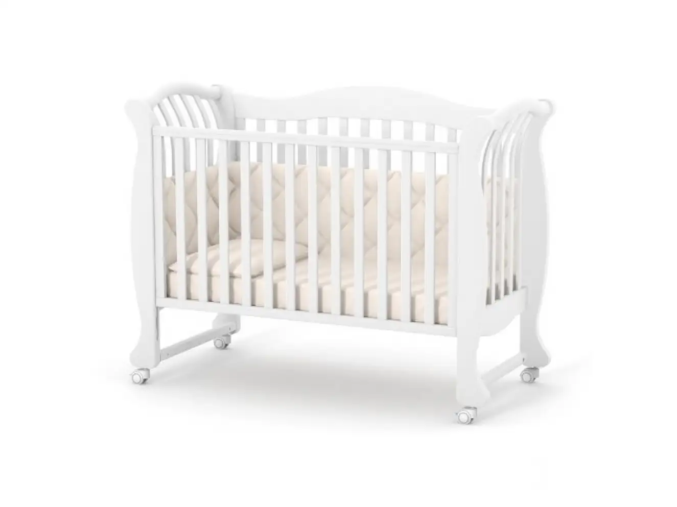 Дитяче ліжечко Верес Лд19 без ящика (Горіх) Дитяче ліжечко Верес Лд19 без ящика (Горіх)