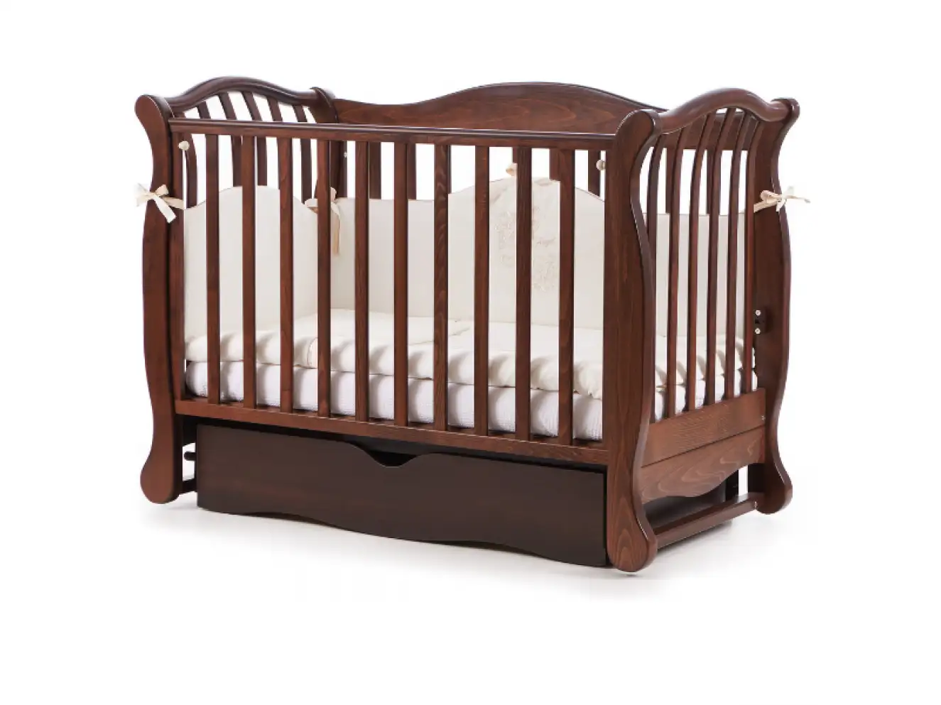 Дитяче ліжечко Верес Лд19 без ящика (Горіх) Дитяче ліжечко Верес Лд19 без ящика (Горіх)