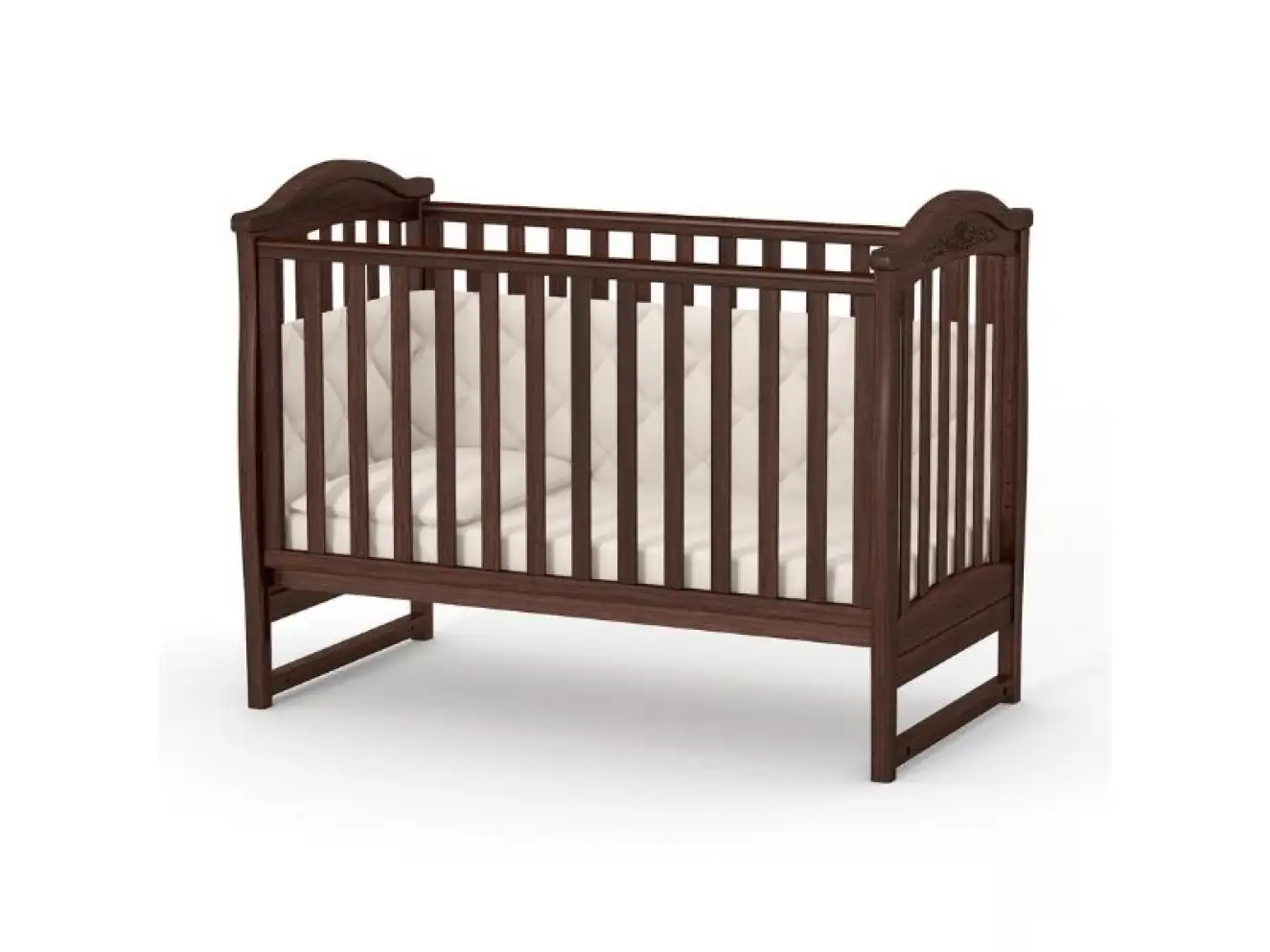 Детская кроватка Верес Лд3 без ящика (Орех) Ес