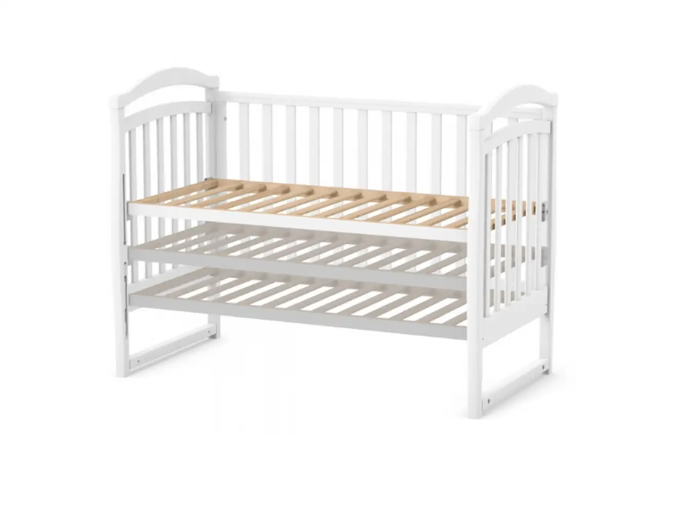Дитяче ліжечко Верес Лд6 без ящика (Білий)
