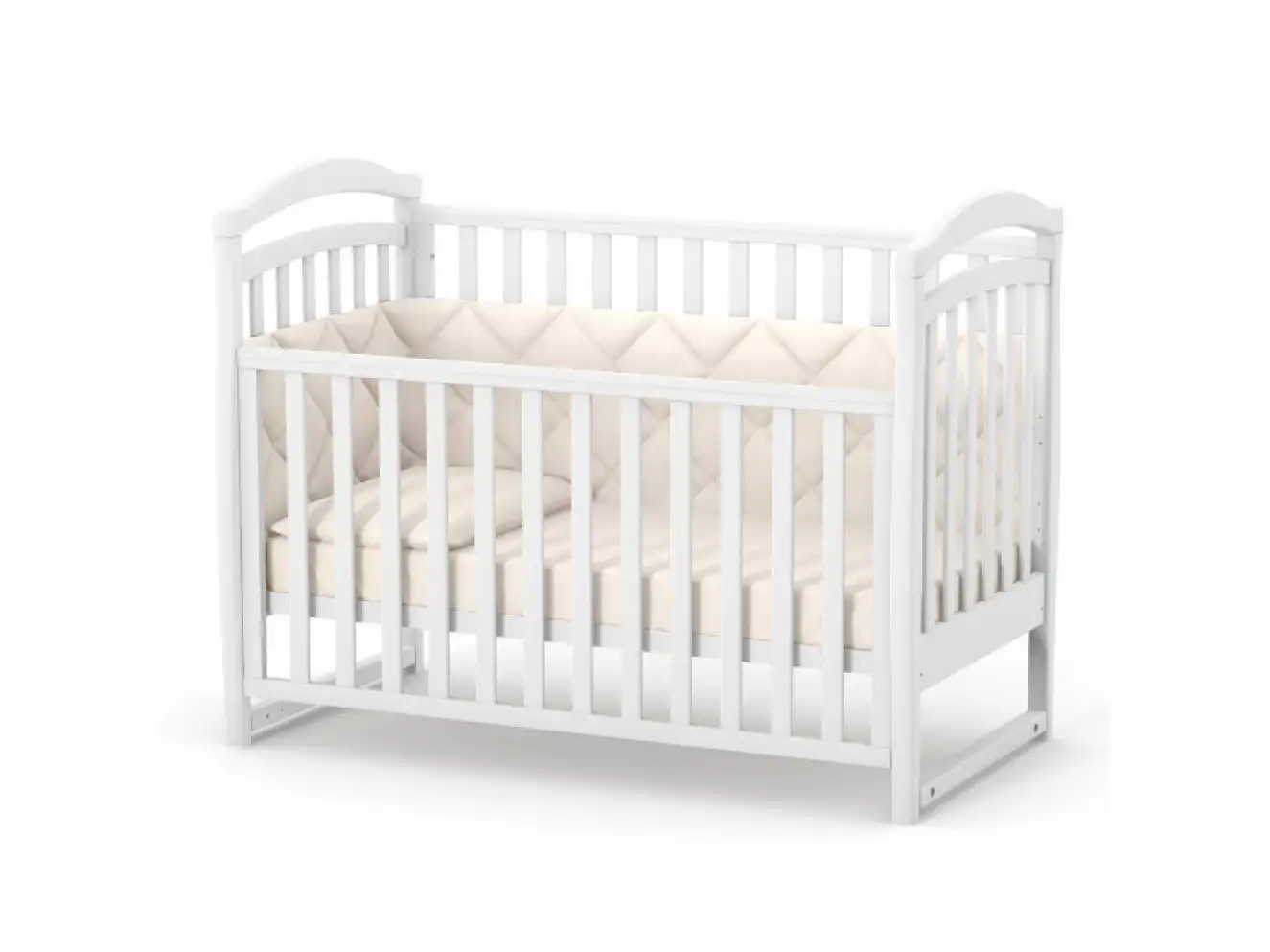 Дитяче ліжечко Верес Лд6 без ящика (Горіх) Дитяче ліжечко Верес Лд6 без ящика (Горіх)