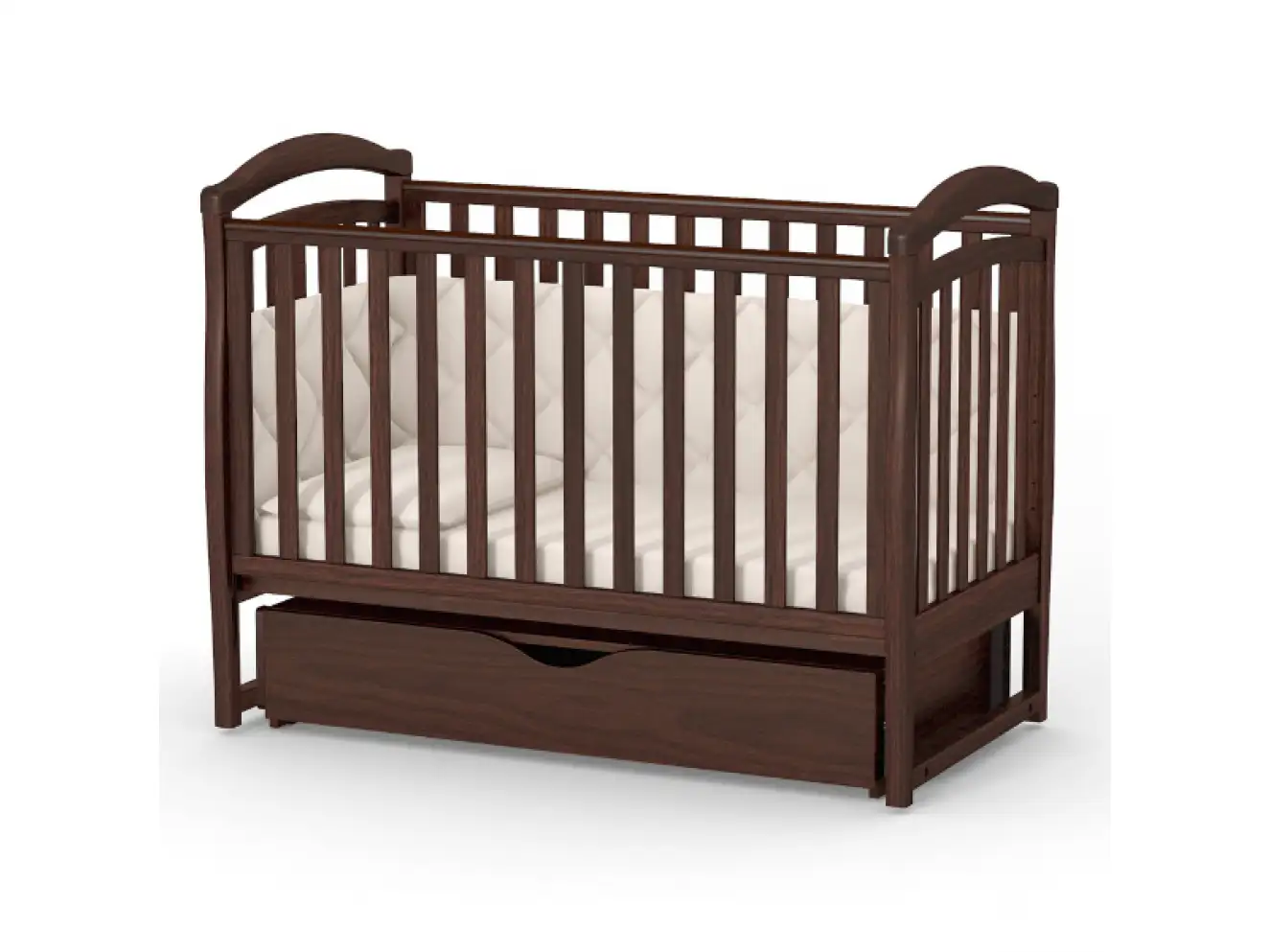 Дитяче ліжечко Верес Лд6 без ящика (Горіх) Дитяче ліжечко Верес Лд6 без ящика (Горіх)