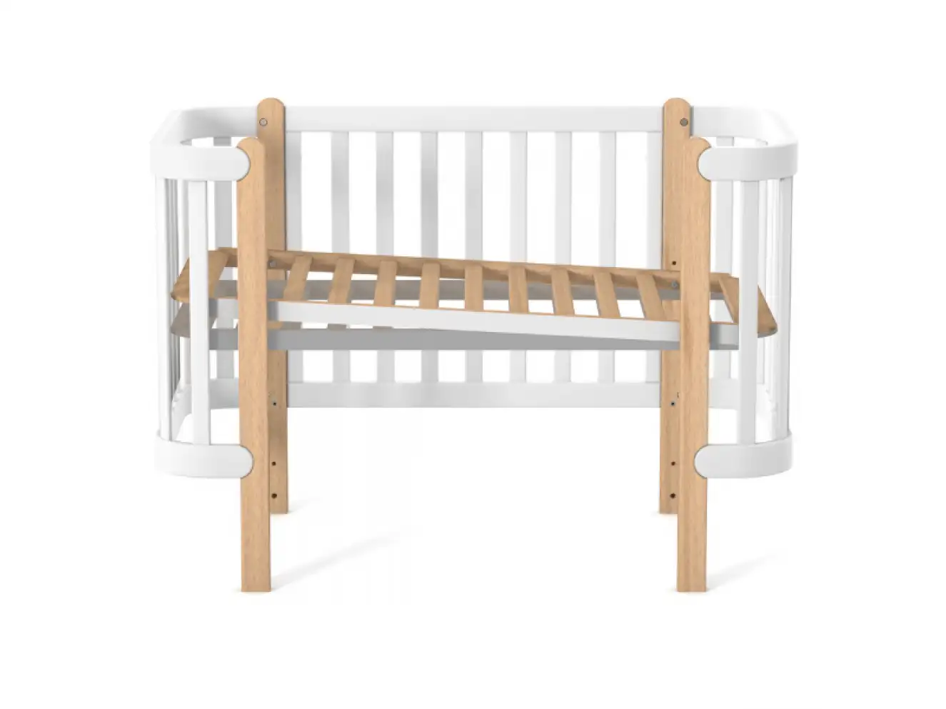 Детская кроватка Верес Монако (Бело-Буковый)