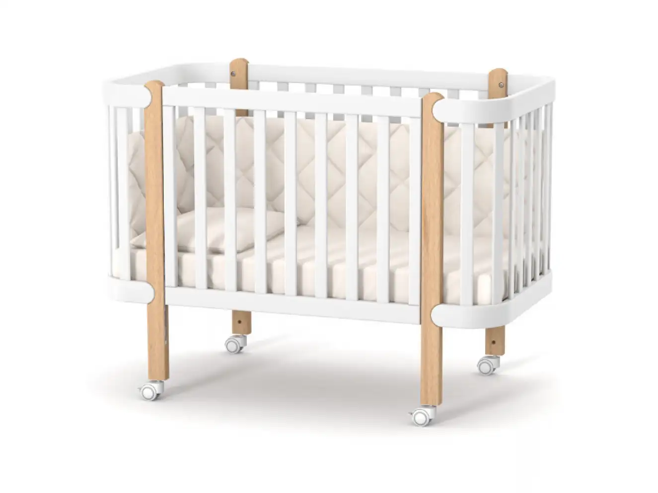 Детская кроватка Верес Монако (Капучино-Белый)