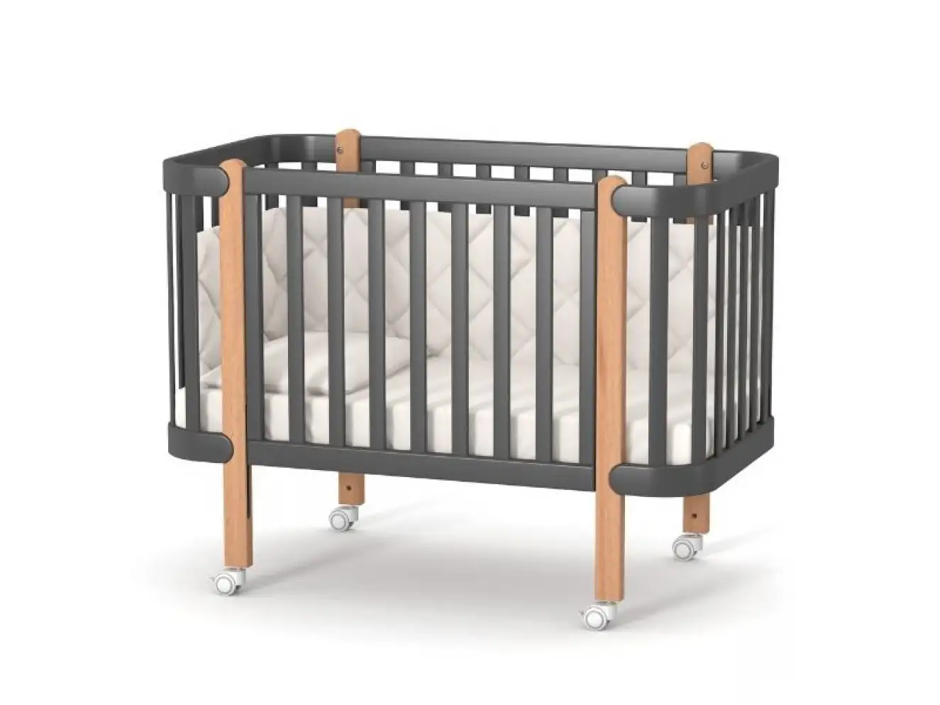 Детская кроватка Верес Монако (Темно-Серый)