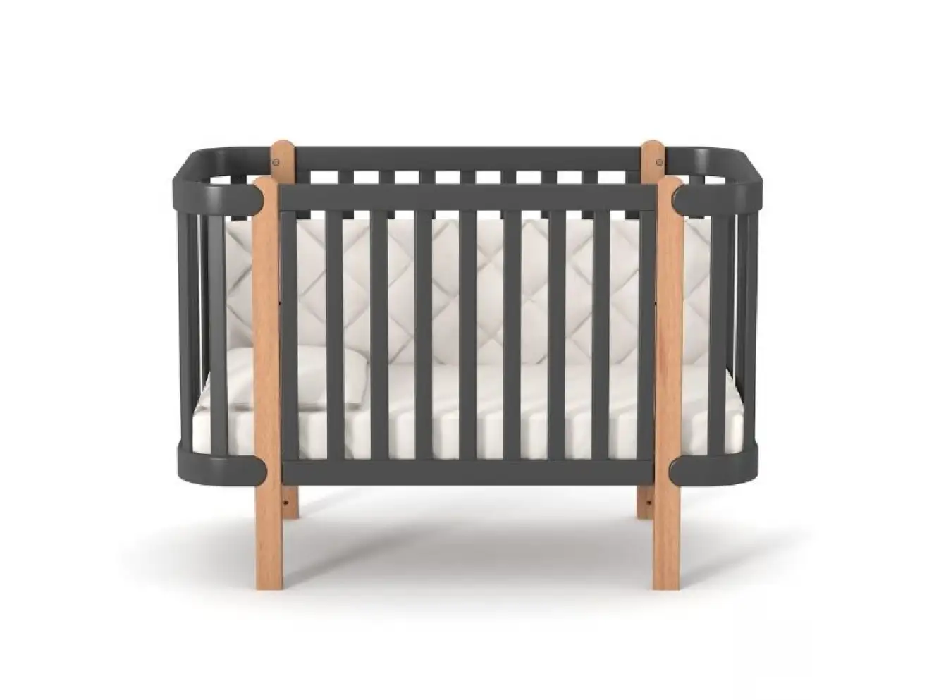 Детская кроватка Верес Монако (Темно-Серый)