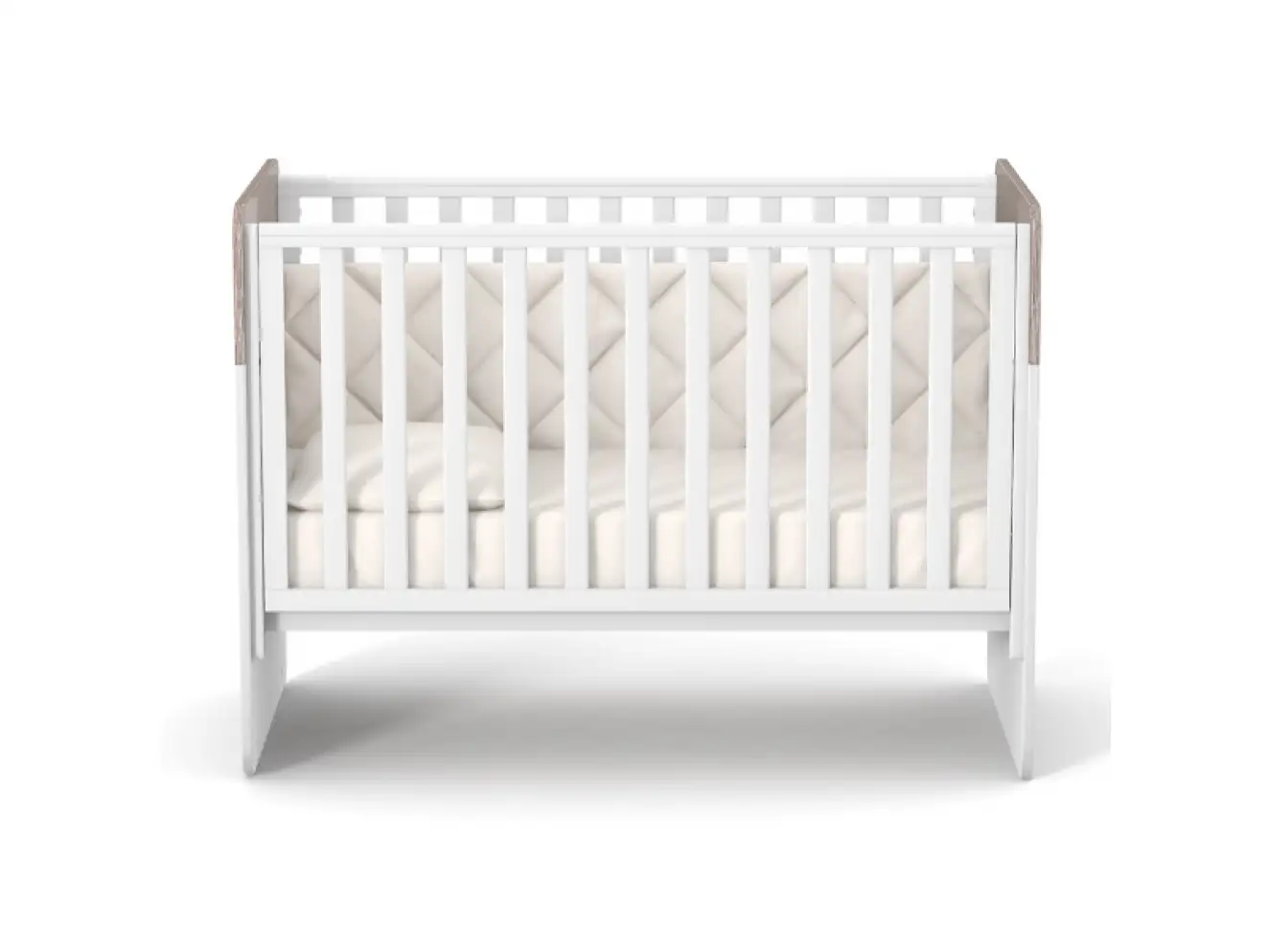 Дитяче ліжечко Верес Сідней (Капучіно-Білий)