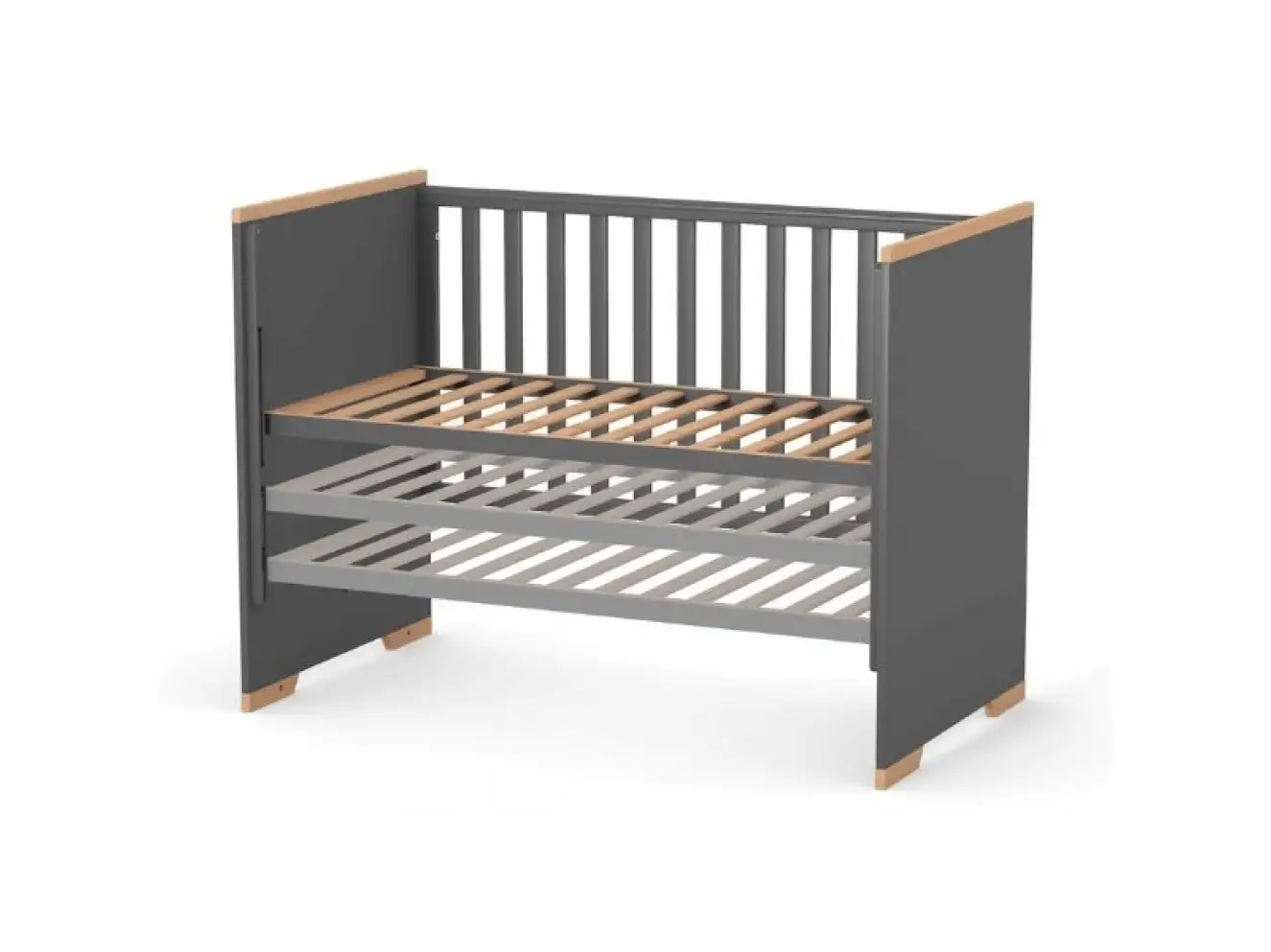 Детская кроватка Верес Сиэтл (темно-серый)