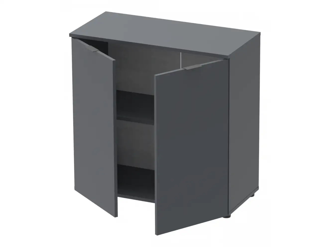 Комод Рон 3 2 фасади Графіт