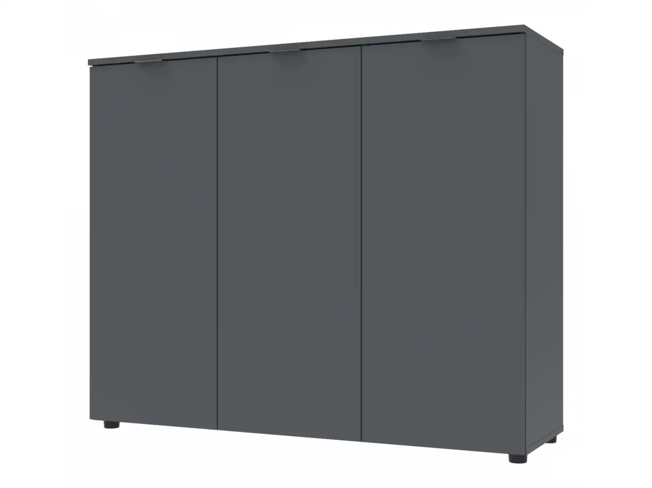 Комод Рон 6 3 фасади Графіт