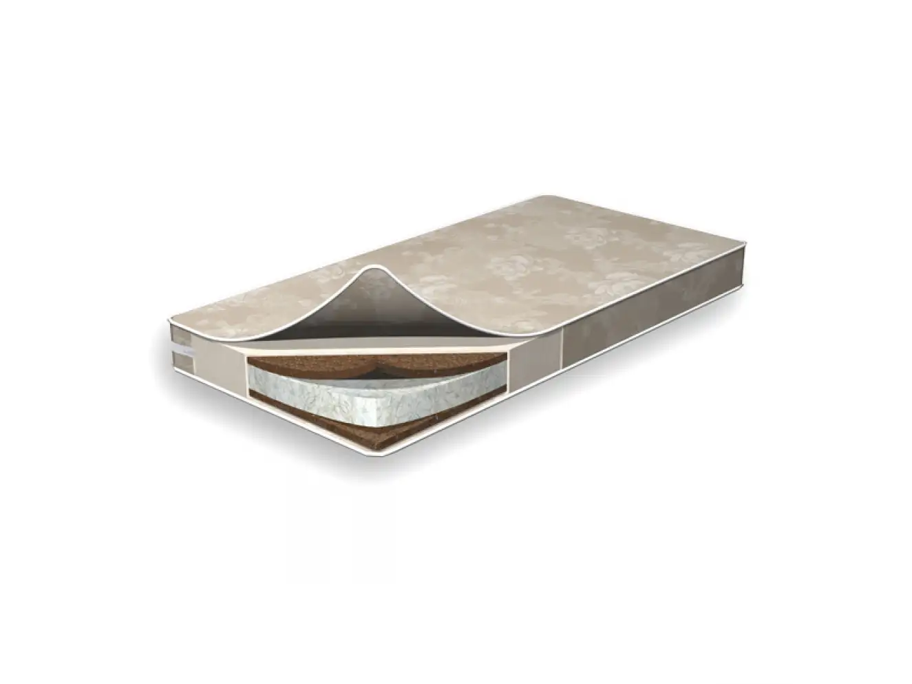 Матрац KPK 120мм безпружинний (Кокос ППУ Кокос 120мм)