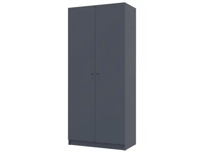 Шафа для одягу Промо / Promo з полицями Графіт 2 ДСП