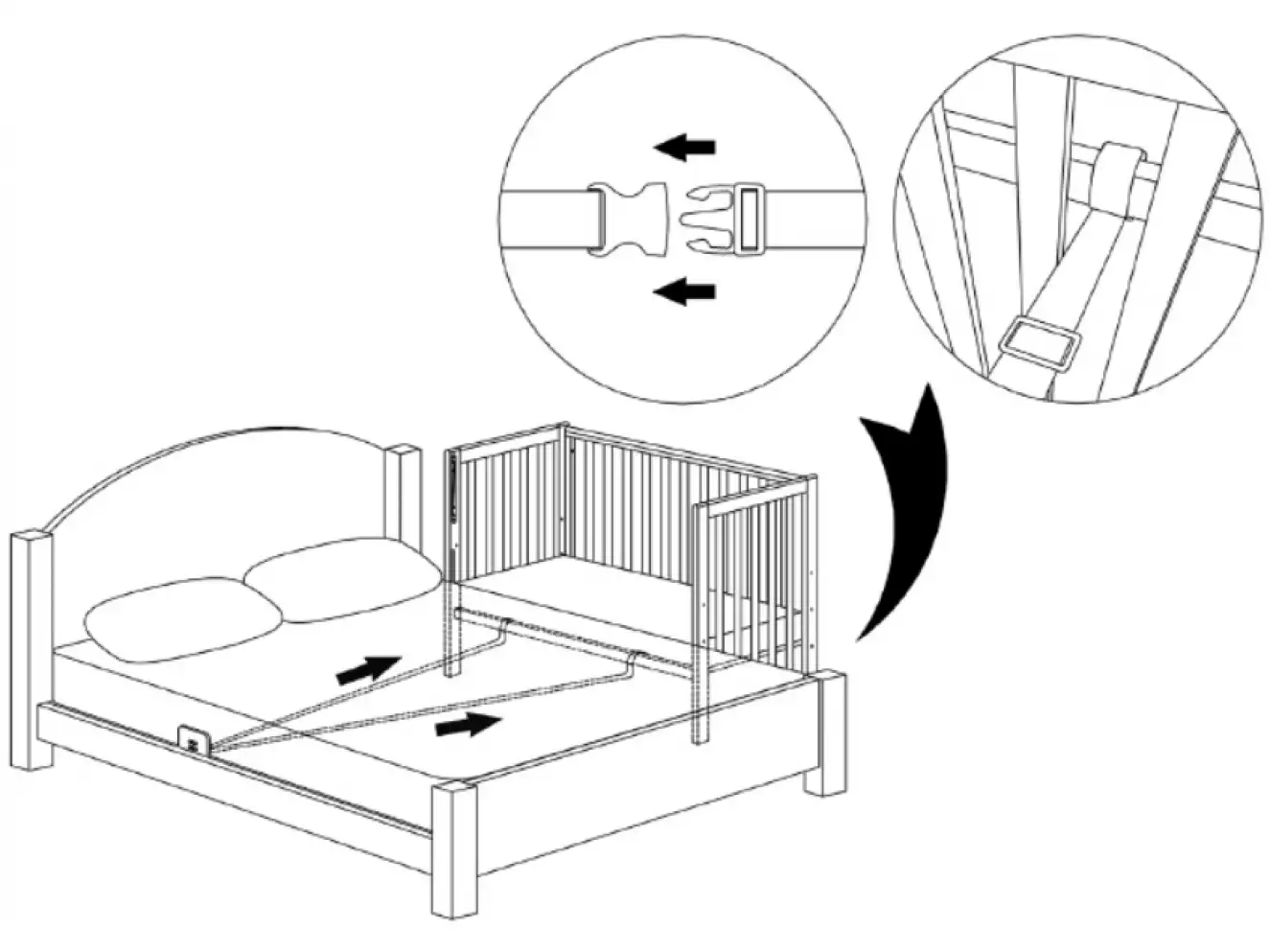 Система Крепления Приставной Кроватки Верес