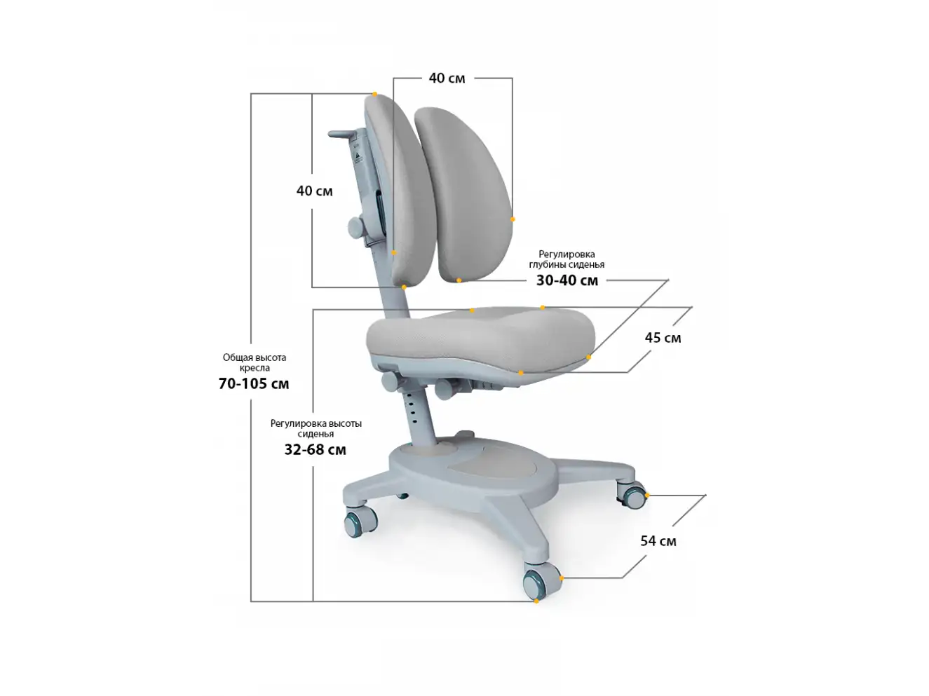 Кресло Mealux Onyx Duo PG (арт.Y-115 PG)