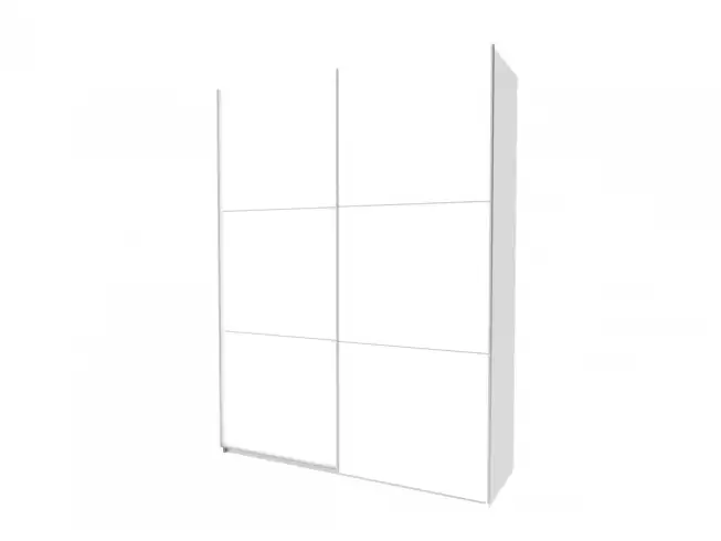 Шафа купе G-Caiser Білий / Білий 2 ДСП / 3 частини