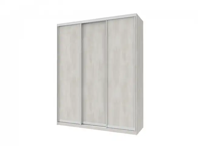 Шафа купе Сіті Лайт Біле дерево 3 ДСП